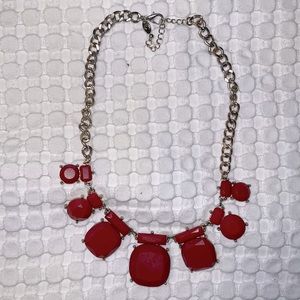 Red Statement Necklace